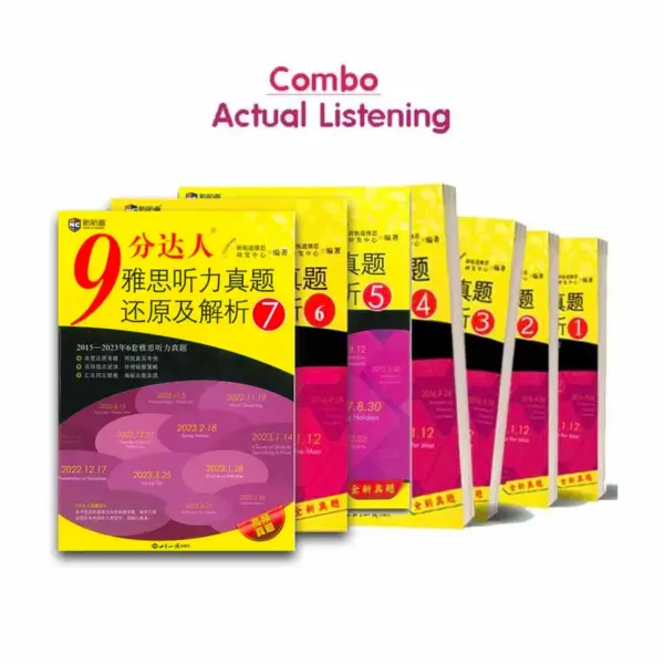 Combo IELTS Listening Actual Tests Vol 1-7 kèm Audio Download